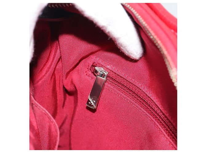 CHANEL Gabrielle de Chanel Matelasse Chain Shoulder Bag Canvas Red - vista 22