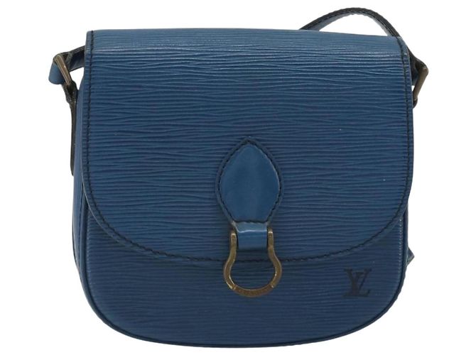 LOUIS VUITTON Epi Saint Cloud PM Shoulder Bag Blue M52195 LV - vista 13