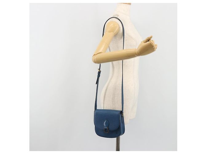 LOUIS VUITTON Epi Saint Cloud PM Shoulder Bag Blue M52195 LV - vista 24