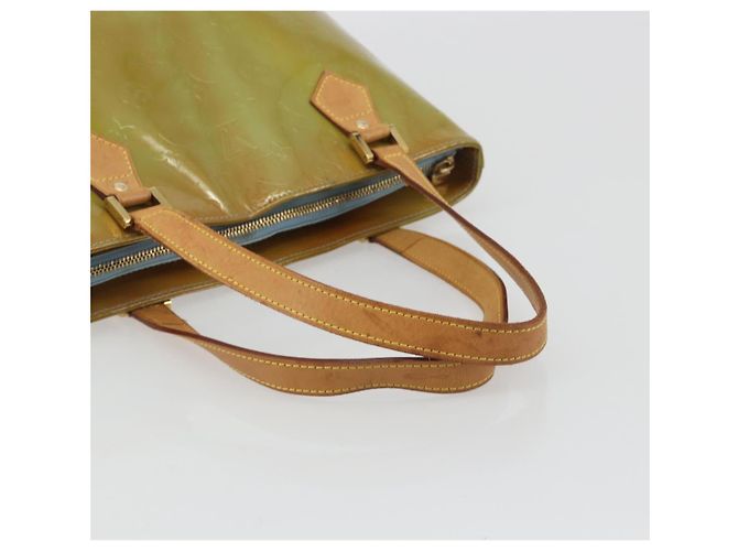 LOUIS VUITTON Monogram Vernis Houston Hand Bag Baby Blue M91005 LV - vista 7