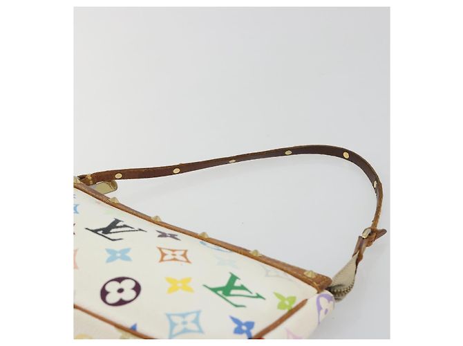 LOUIS VUITTON Monogram Multicolor Pochette Accessoires White M92649 - vue 14