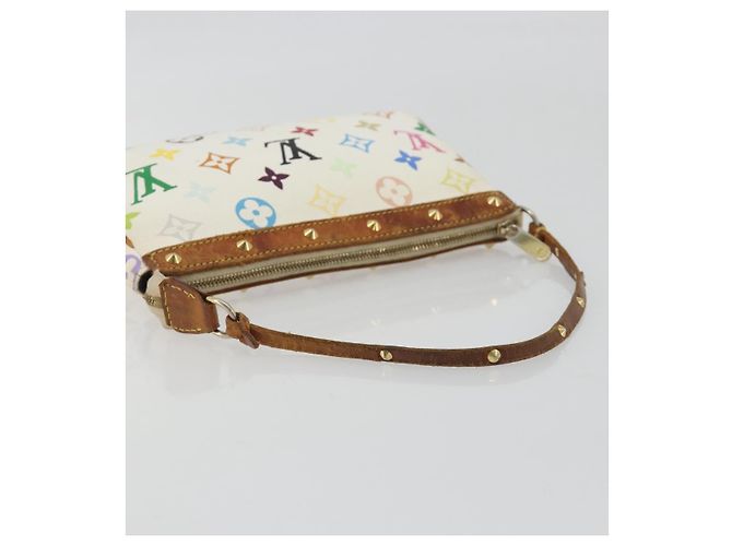 LOUIS VUITTON Monogram Multicolor Pochette Accessoires White M92649 - vue 7