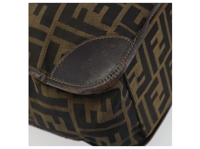 FENDI Zucca Canvas Hand Bag Brown - vista 14