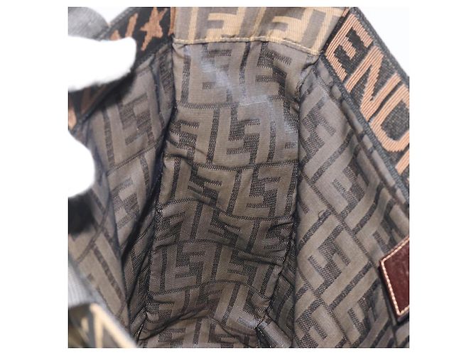 FENDI Zucca Canvas Hand Bag Brown - vista 18