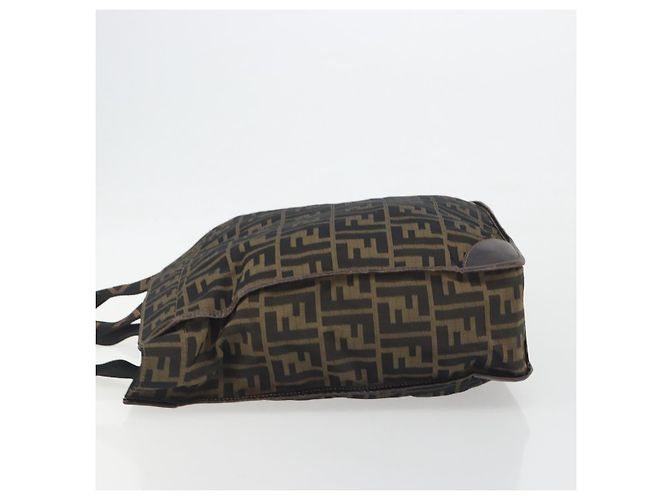 FENDI Zucca Canvas Hand Bag Brown - vista 4
