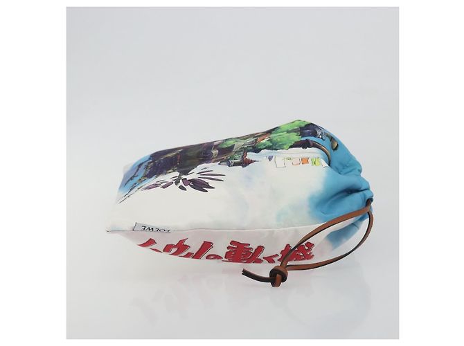 LOEWE x Studio Ghibli Howl's Moving Castle Pouch Nylon Blue - vista 3