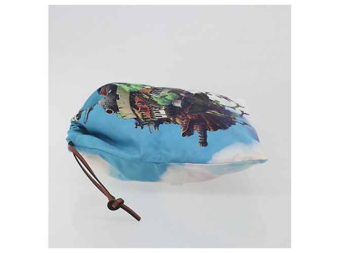 LOEWE x Studio Ghibli Howl's Moving Castle Pouch Nylon Blue - vista 4