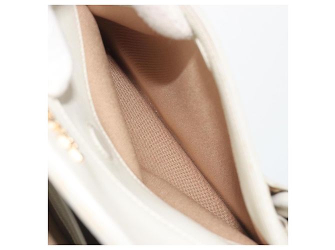 PRADA Hand Bag Canvas Beige Gold - vista 24