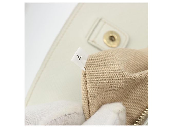 PRADA Hand Bag Canvas Beige Gold - vista 25