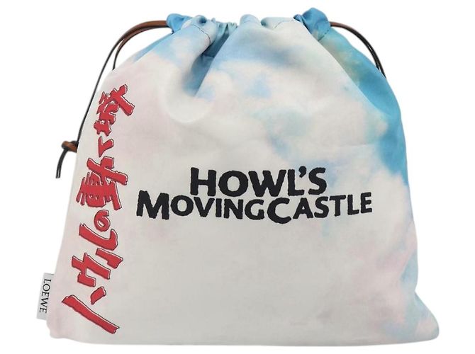 LOEWE Studio Ghibli Howl's Moving Castle Pouch Nylon Blue - vista 2