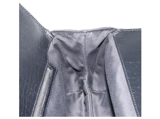 GUCCI Horsebit GG Canvas Hand Bag Black Silver 114913 - vista 17
