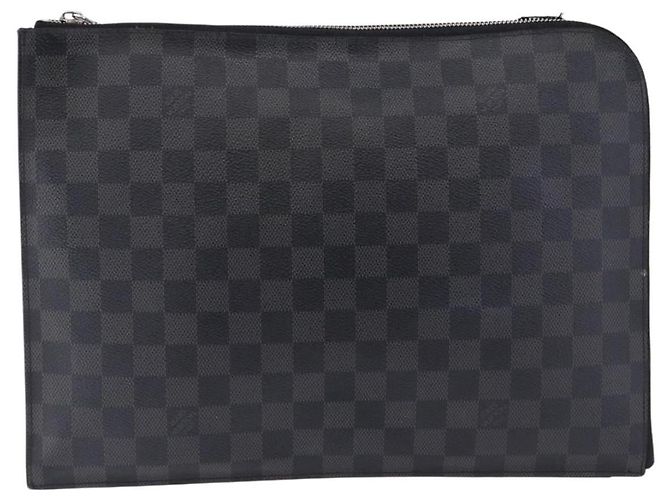 LOUIS VUITTON Damier Graphite Pochette Jules GM Clutch Bag M41501 LV - Ansicht 13