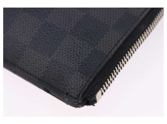 LOUIS VUITTON Damier Graphite Pochette Jules GM Clutch Bag M41501 LV - Ansicht 14