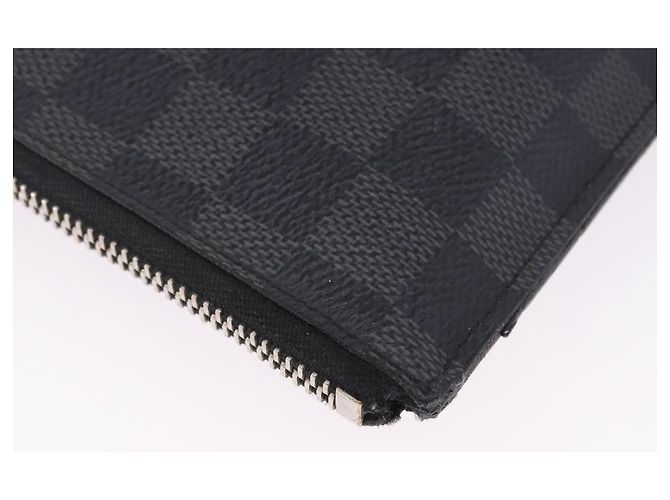 LOUIS VUITTON Damier Graphite Pochette Jules GM Clutch Bag M41501 LV - Ansicht 15