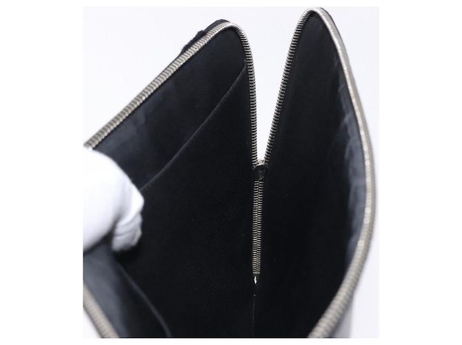 LOUIS VUITTON Damier Graphite Pochette Jules GM Clutch Bag M41501 LV - Ansicht 19