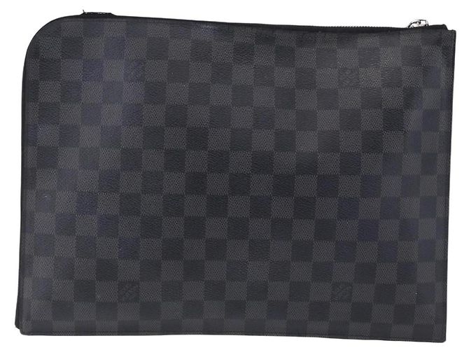 LOUIS VUITTON Damier Graphite Pochette Jules GM Clutch Bag M41501 LV - Ansicht 2