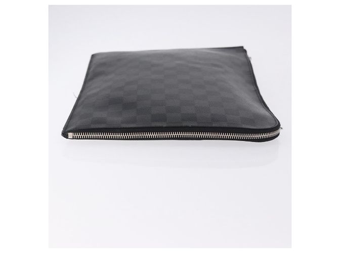 LOUIS VUITTON Damier Graphite Pochette Jules GM Clutch Bag M41501 LV - Ansicht 3