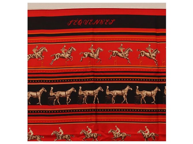 Hermès HERMES Carre 90 Seidentuch Rot - Ansicht 3
