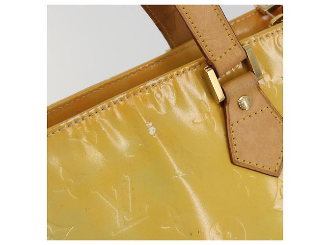 LOUIS VUITTON Monogram Vernis Houston Hand Bag Gris M91053 LV - vista 10