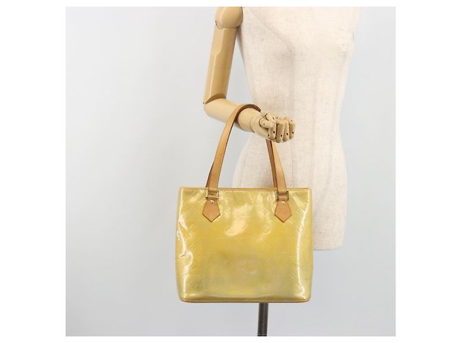 LOUIS VUITTON Monogram Vernis Houston Hand Bag Gris M91053 LV - vista 27