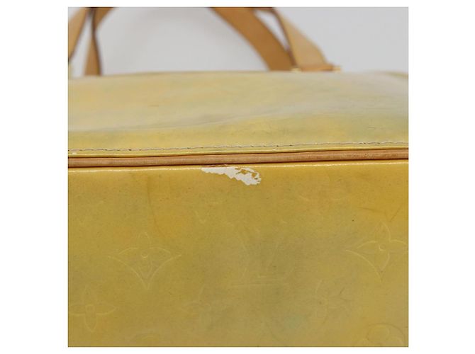 LOUIS VUITTON Monogram Vernis Houston Hand Bag Gris M91053 LV - vista 7