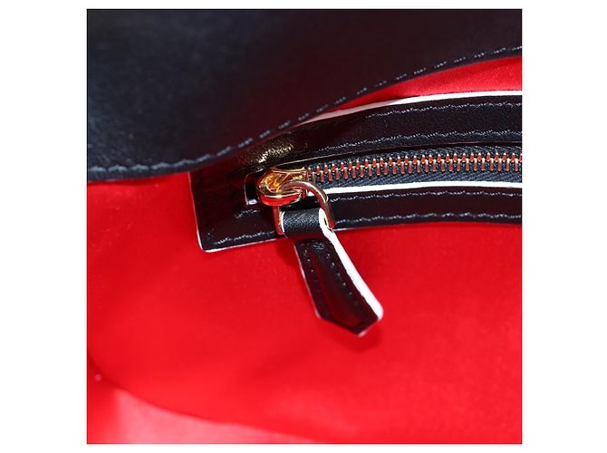FENDI Bugs Monster Mamma Baguette Leather 2way Black 8BR600 - vista 26