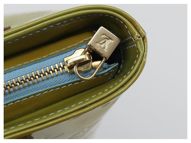 LOUIS VUITTON Monogram Vernis Houston Hand Bag Baby Blue M91005 LV - vista 19