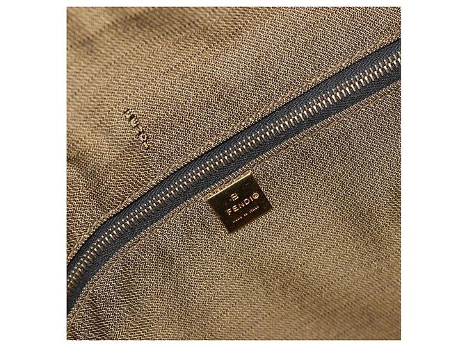 FENDI Zucca Canvas Hand Bag Black Brown - vista 18