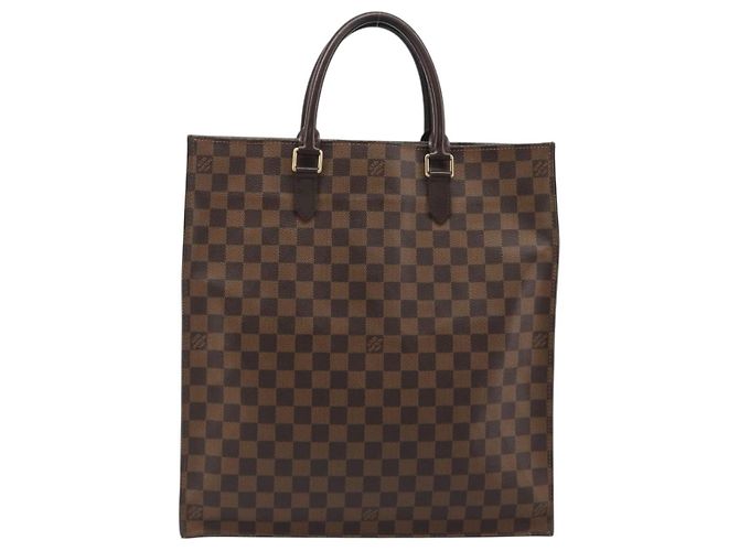 LOUIS VUITTON Damier Ebene Sac Plat Hand Bag N51140 LV - vista 2