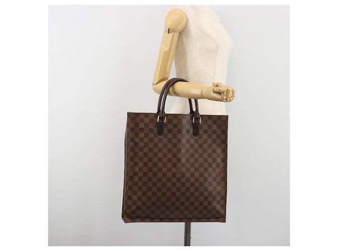 LOUIS VUITTON Damier Ebene Sac Plat Hand Bag N51140 LV - vista 22