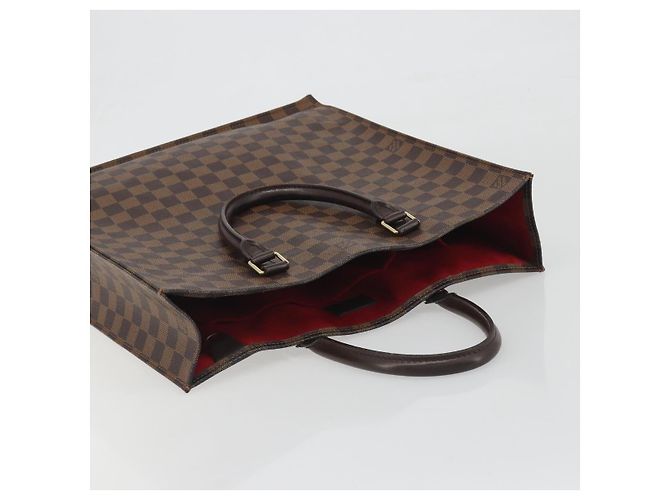 LOUIS VUITTON Damier Ebene Sac Plat Hand Bag N51140 LV - vista 6
