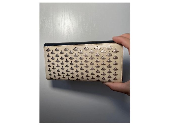Bulgari Portafoglio Bvlgari in pelle nera e beige Nero - vista 3