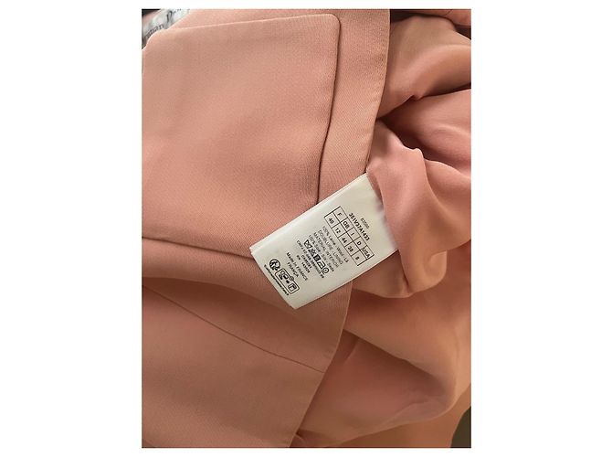 Christian Dior Chaqueta corta de lana rosa - vista 6