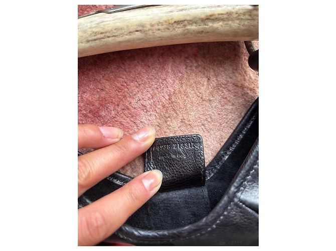Yves Saint Laurent Borsa a mano Mombasa in pelle nera Nero - vista 3