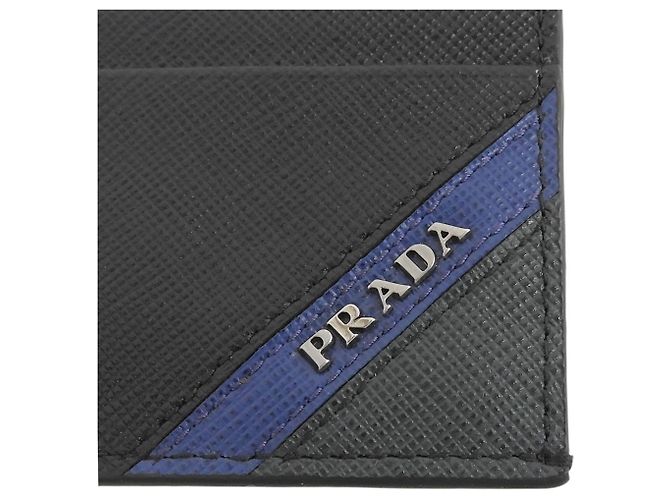 Prada Saffiano Leather Card Case 2MC223 Black Navy blue Dark green - view 7