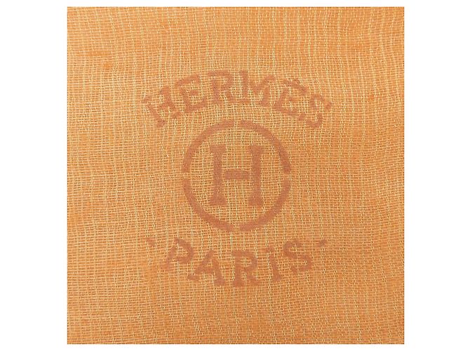 Hermès Hermes Kaschmir-Seiden-Schal Orange Lila - Ansicht 6