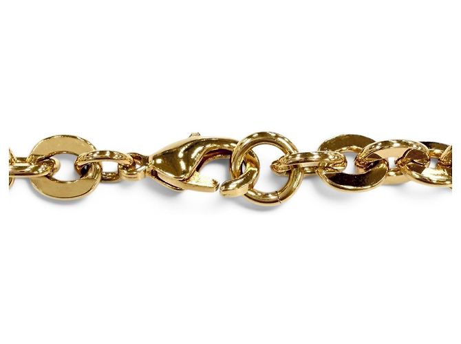 Cambon Chanel Gold Medaillon Anhänger Halskette Golden - Ansicht 7