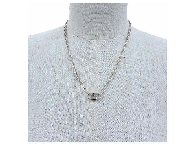 Collana Tiffany & Co. Silver 925 Small Double Lock Argento - vista 2