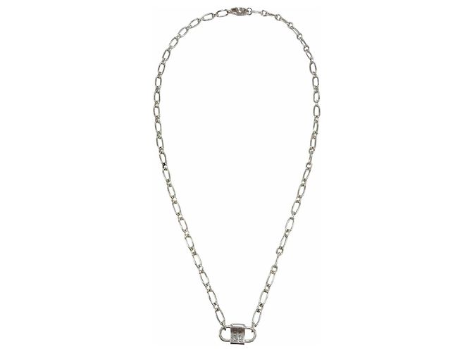 Collana Tiffany & Co. Silver 925 Small Double Lock Argento - vista 5