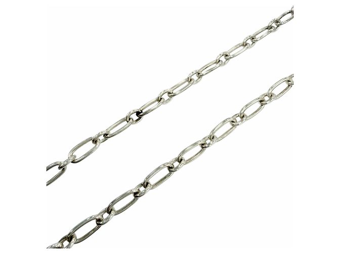 Collana Tiffany & Co. Silver 925 Small Double Lock Argento - vista 6