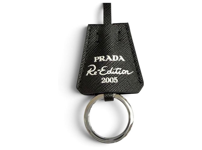 Borsa Prada Re-Edition 2005 Re-Nylon con logo triangolare Nero - vista 11