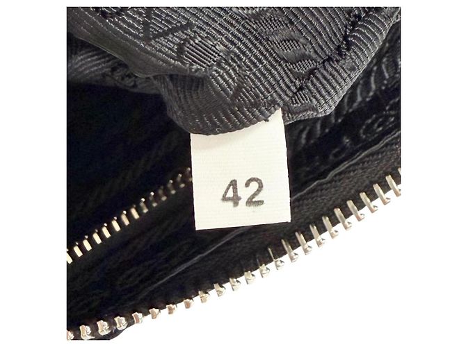Borsa Prada Re-Edition 2005 Re-Nylon con logo triangolare Nero - vista 14