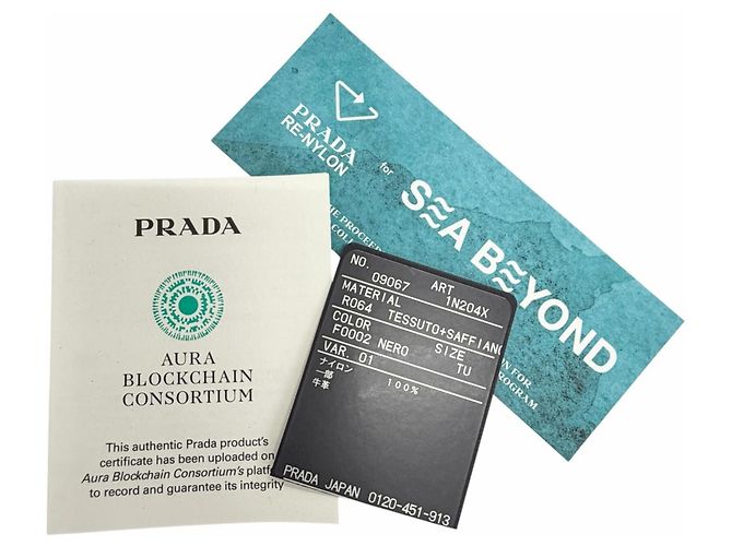 Borsa Prada Re-Edition 2005 Re-Nylon con logo triangolare Nero - vista 15