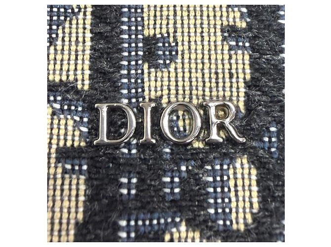 Christian Dior Borsa a tracolla Dior Homme Canvas Leather Oblique Rider Micro Pouch Beige - vista 10