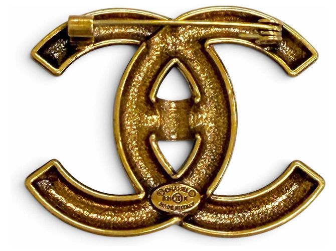 Spilla Chanel B21K Coco Mark Logo D'oro - vista 2