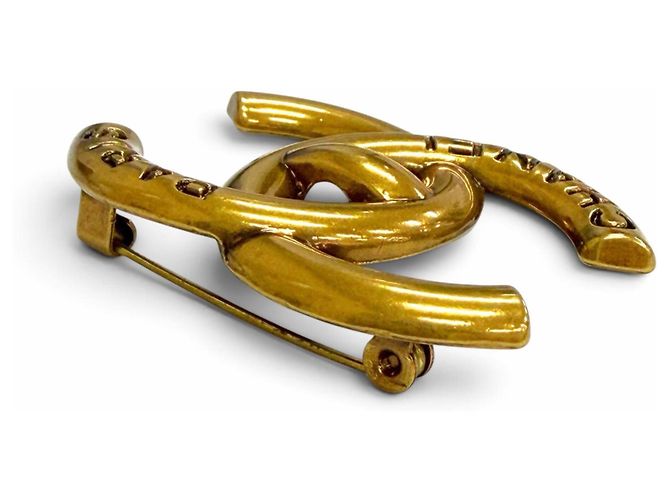 Spilla Chanel B21K Coco Mark Logo D'oro - vista 3