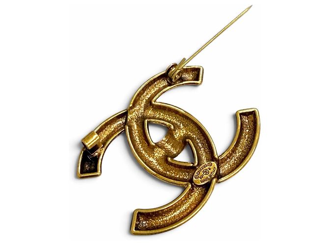 Spilla Chanel B21K Coco Mark Logo D'oro - vista 4