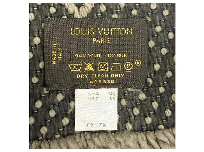 Stola Logomania in lana e seta Louis Vuitton - vista 6