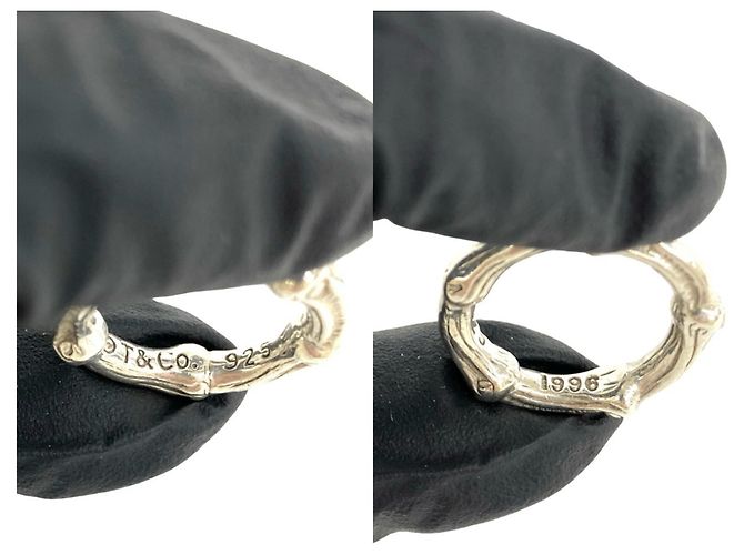 Tiffany & Co Tiffany Vintage Bamboo Band Ring Silber - Ansicht 3