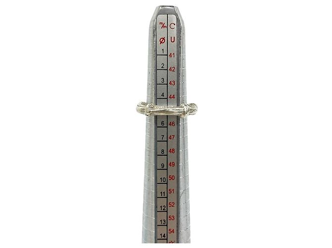 Tiffany & Co Tiffany Vintage Bamboo Band Ring Silber - Ansicht 7